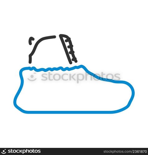 Shoe Covers Icon. Editable Bold Outline With Color Fill Design. Vector Illustration.