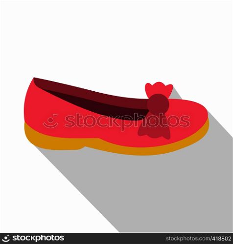 Shoe icon. Flat illustration of shoe vector icon for web. Shoe icon, flat style