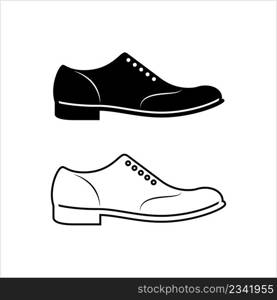 Shoe Icon, Sneaker Icon, Footwear Used To Protect, Comfort The Human Foot Vector Art Illustration