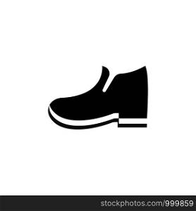 shoe man logo vector template design
