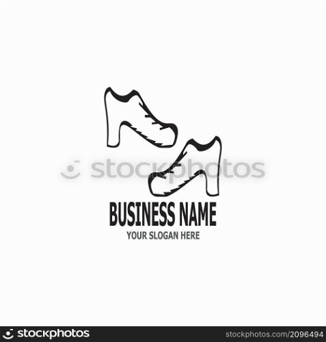 Shoes icon and symbol vector template