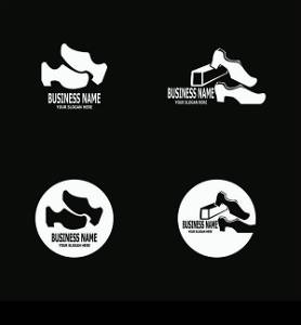 Shoes icon and symbol vector template