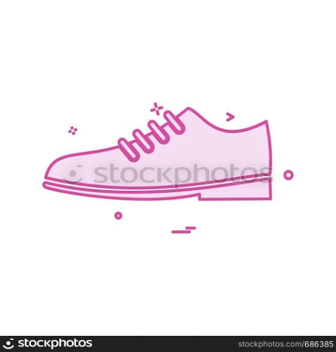 Shoes icon design vector