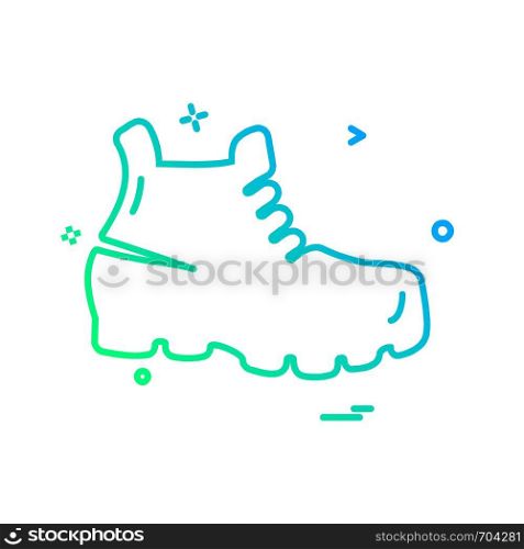 Shoes icon design vector