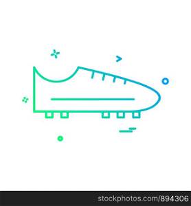 shoes icon vector design