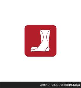 Shoes icon vector illustration logo template.