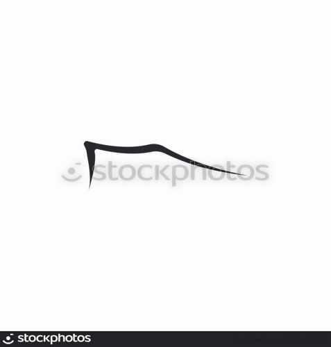 shoes logo stock illustration design