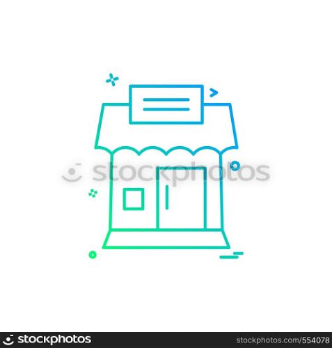 Shop icon design vector