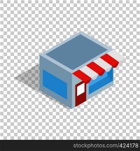 Shop isometric icon 3d on a transparent background vector illustration. Shop isometric icon