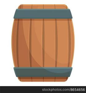 Shop wine barrel icon cartoon vector. Drink vine. Interior winery. Shop wine barrel icon cartoon vector. Drink vine