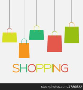 Shopping Bag Design Background. Vector Illustration EPS10. Shopping Bag Design Background. Vector Illustration