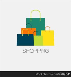 Shopping Bag Design Background. Vector Illustration EPS10. Shopping Bag Design Background. Vector Illustration