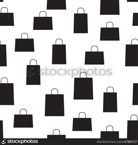 Shopping Bag Design Seamless Pattern Background. Vector Illustration EPS10. Shopping Bag Design Seamless Pattern Background. Vector Illustra