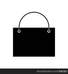 Shopping bag icon .