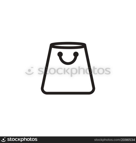 shopping bag icon design vector templates white on background