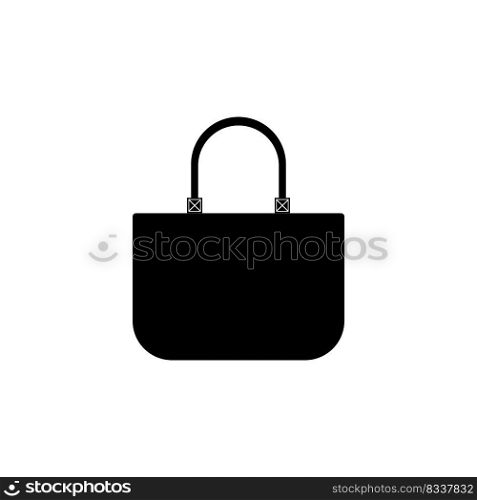 Shopping bag icon logo free vector design
