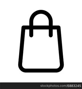 shopping bag, icon on isolated background