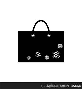 Shopping bag icon vector illustration on white background. Shopping bag icon vector illustration