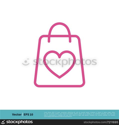 Shopping Bag Icon Vector Logo Template Illustration Design. Vector EPS 10.