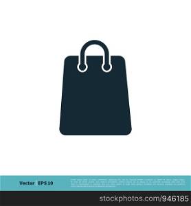 Shopping Bag Icon Vector Logo Template Illustration Design. Vector EPS 10.