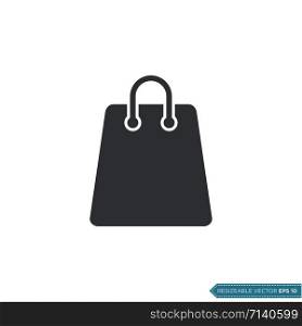 Shopping Bag Icon Vector Template Illustration Design