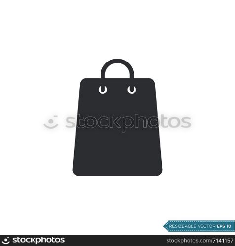 Shopping Bag Icon Vector Template Illustration Design