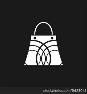Shopping bag illustration logo