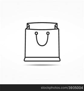 Shopping Bag Line Icon