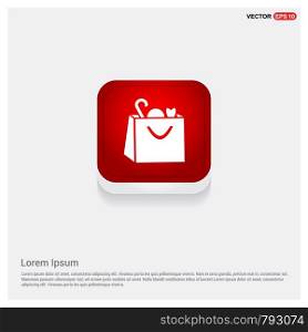 Shopping bag with purchases icon
