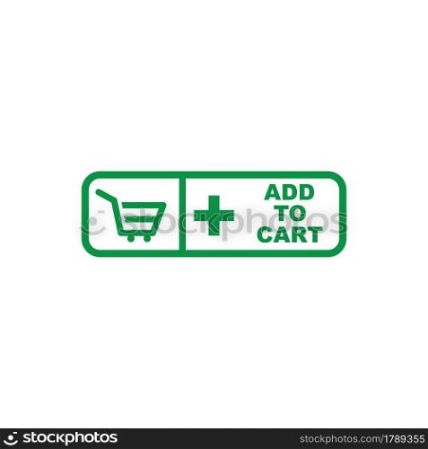 shopping basket add to cart vector illustration design web template