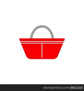 shopping basket icon. Logo element illustration. shopping basket symbol design. colored collection. shopping basket concept. Can be used in web and mobile