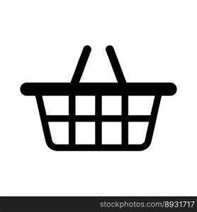 Shopping basket icon vector design template