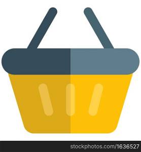 Shopping basket of different size for purchasing items