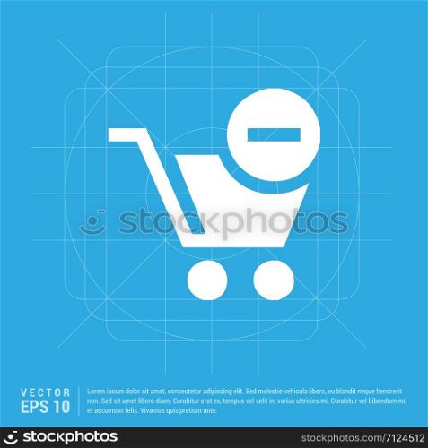 Shopping Cart and Delete Sign