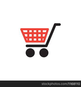 Shopping cart graphic design template vector isolated