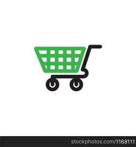Shopping cart graphic design template vector isolated