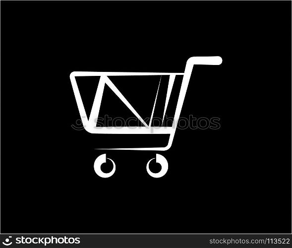 Shopping Cart Icon Design Vector Art Illustration