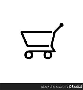 Shopping cart icon design vector template