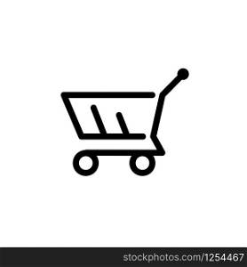 Shopping cart icon design vector template