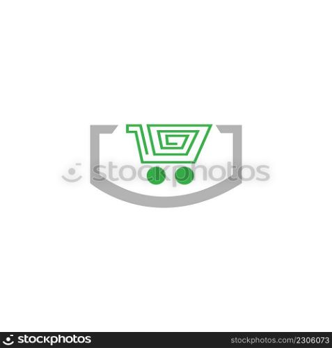 shopping cart image icon design vector illustration