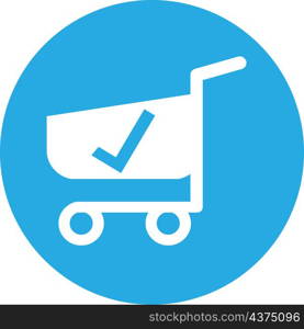 Shopping cart trolley icon sign design