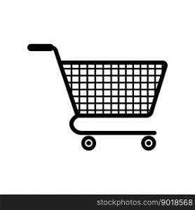 shopping cart vector illustration symbol design