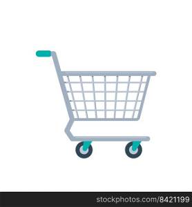 shopping carts in shopping malls for placing products for payment