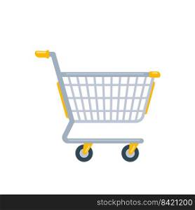 shopping carts in shopping malls for placing products for payment