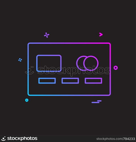 Shopping icon design vector