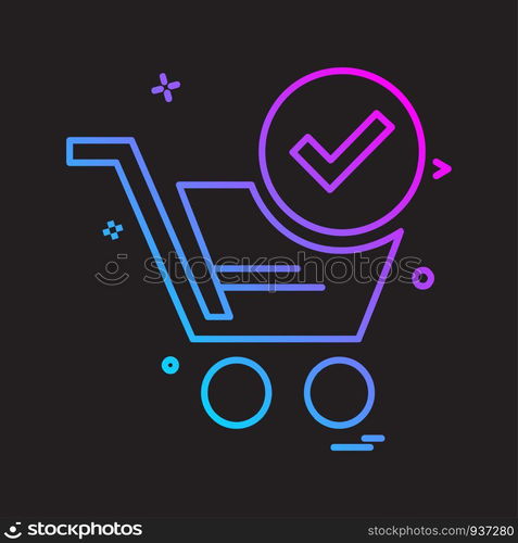 Shopping icon design vector