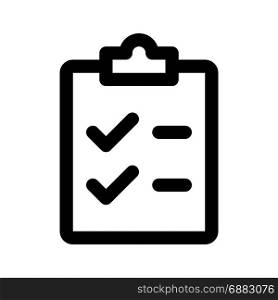 shopping list, icon on isolated background