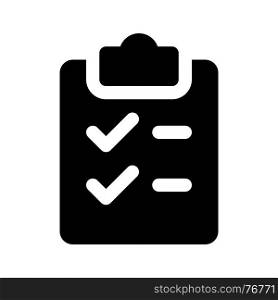 shopping list, icon on isolated background