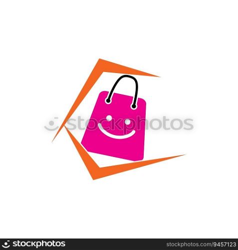 Shopping Logo vector icon illustration design