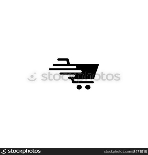 shopping logo vector illustration design